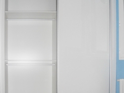 Armario corredero blanco liso
