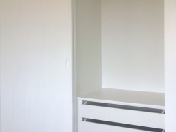 Armario dos puertas correderas blanco liso