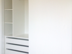 Armario dos puertas correderas blanco liso