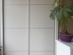 Armario corredero con aluminio en horizontal