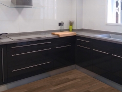 Cocina en negro
