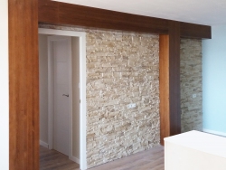 Estructura de madera maciza a medida