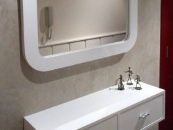 Mueble recibidor y espejo