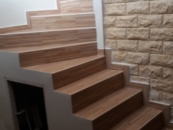 Peldaños escalera a medida