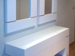 Mueble recibidor y espejos
