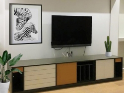 Mueble bajo tv a medida y de diseño propio
